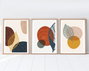 Wallity Cuadro Decorativo Enmarcado Huhu209 50 x 70 cm (3 piezas)